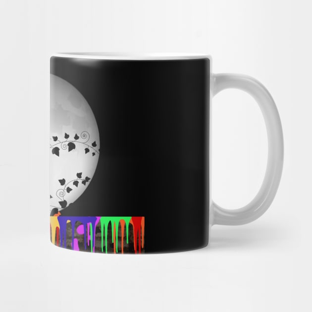 Chat Noir Holi Hai with Full Moon by HolidayBug